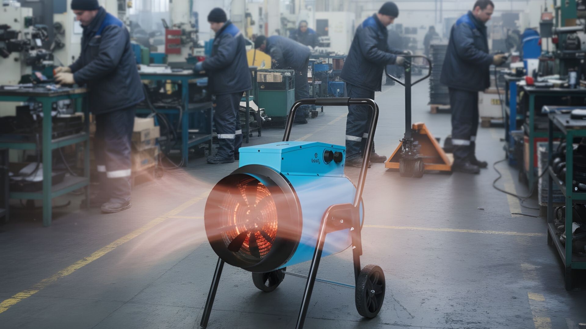 Fabrikalarda Fanlı Isıtıcı Kullanımı